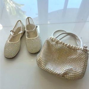 Matching girls Zara shoes and bag